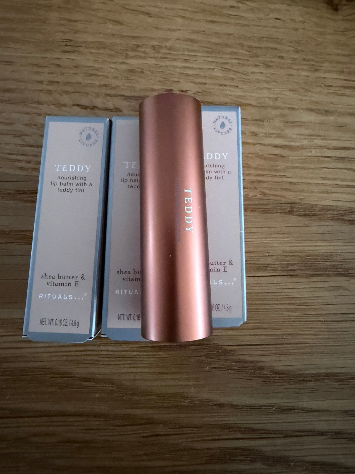 Rituals Lipbalm Teddy, Blush, SPF30 en Red, Ophalen of Verzenden, Nieuw, Lippen