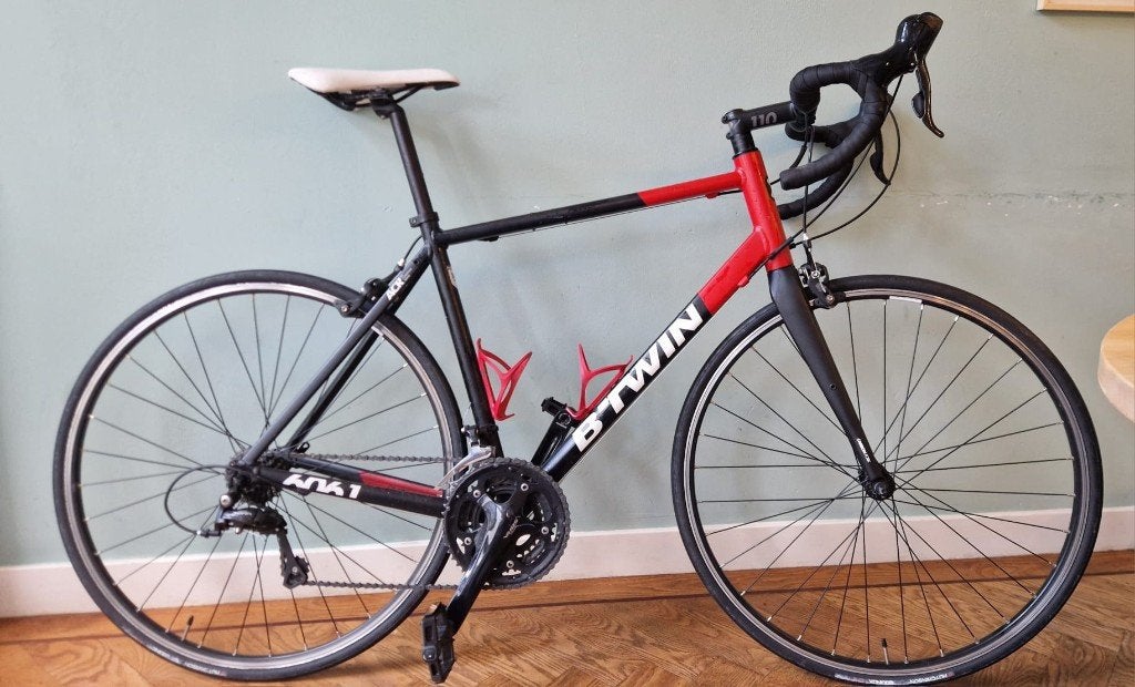 Racefiets BTWIN Triban 520 maat L, met garantie, Fietsen en Brommers, 28 inch, Aluminium, Zo goed als nieuw, 57 tot 61 cm