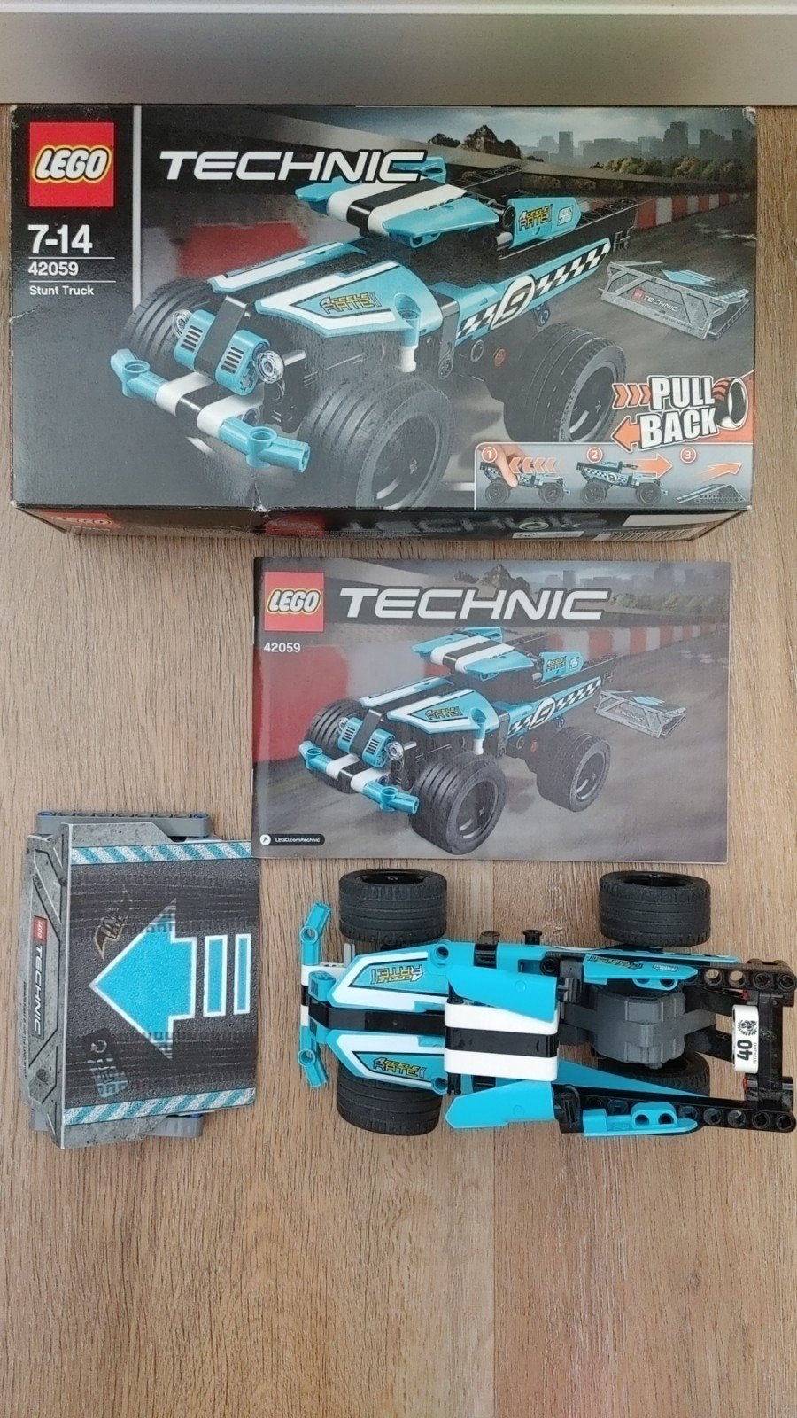 42059 LEGO Technic Stunt Truck - Complete set met doos, Compleet, Lego, Ophalen of Verzenden, Zo goed als nieuw