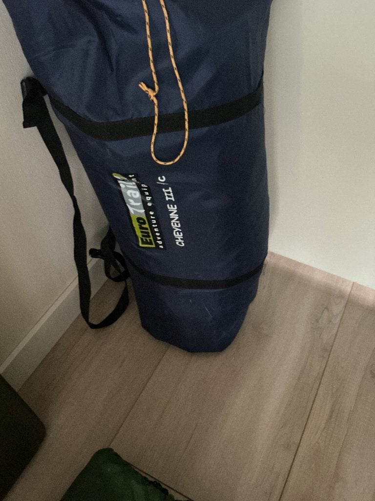 EuroTrail tent, cheyenne, 3 persoons, izgs, Caravans en Kamperen, Ophalen, Zo goed als nieuw