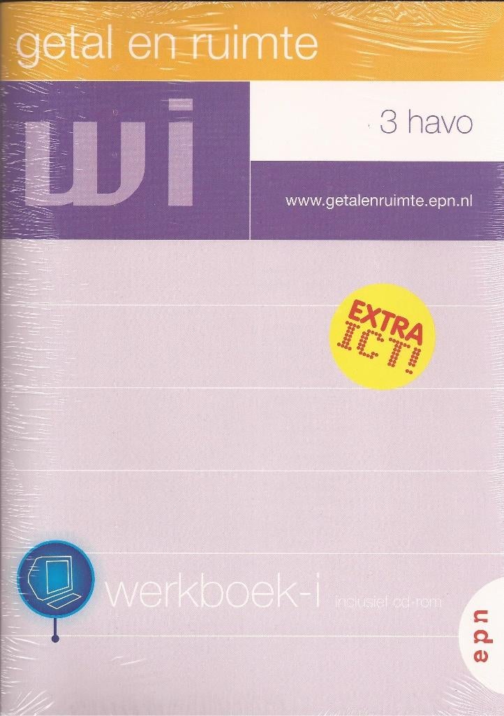 Getal en Ruimte werkboek-i 3 HAVO met CD-rom, Boeken, Ophalen, Nieuw, HAVO, Wiskunde A