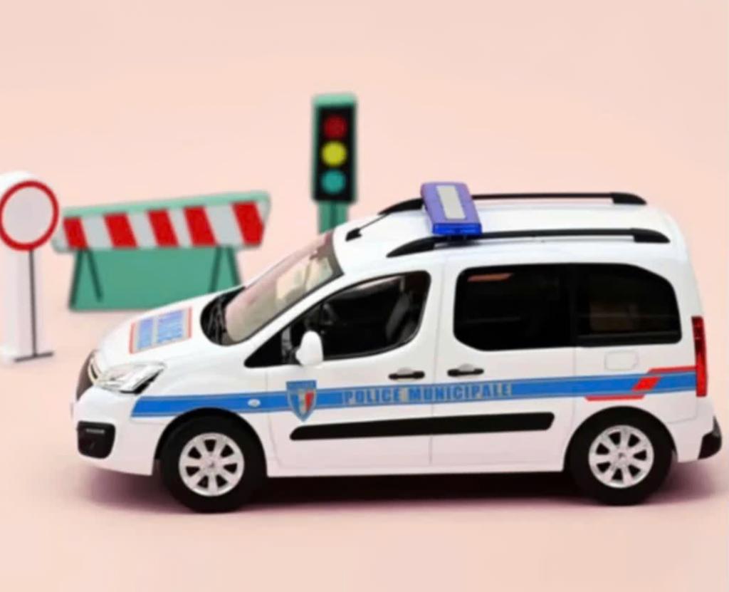 Citroen Berlingo 2017 Police lim.ed. 1/18 NOREV ref. 181642, Verzenden, Nieuw, Auto, Norev