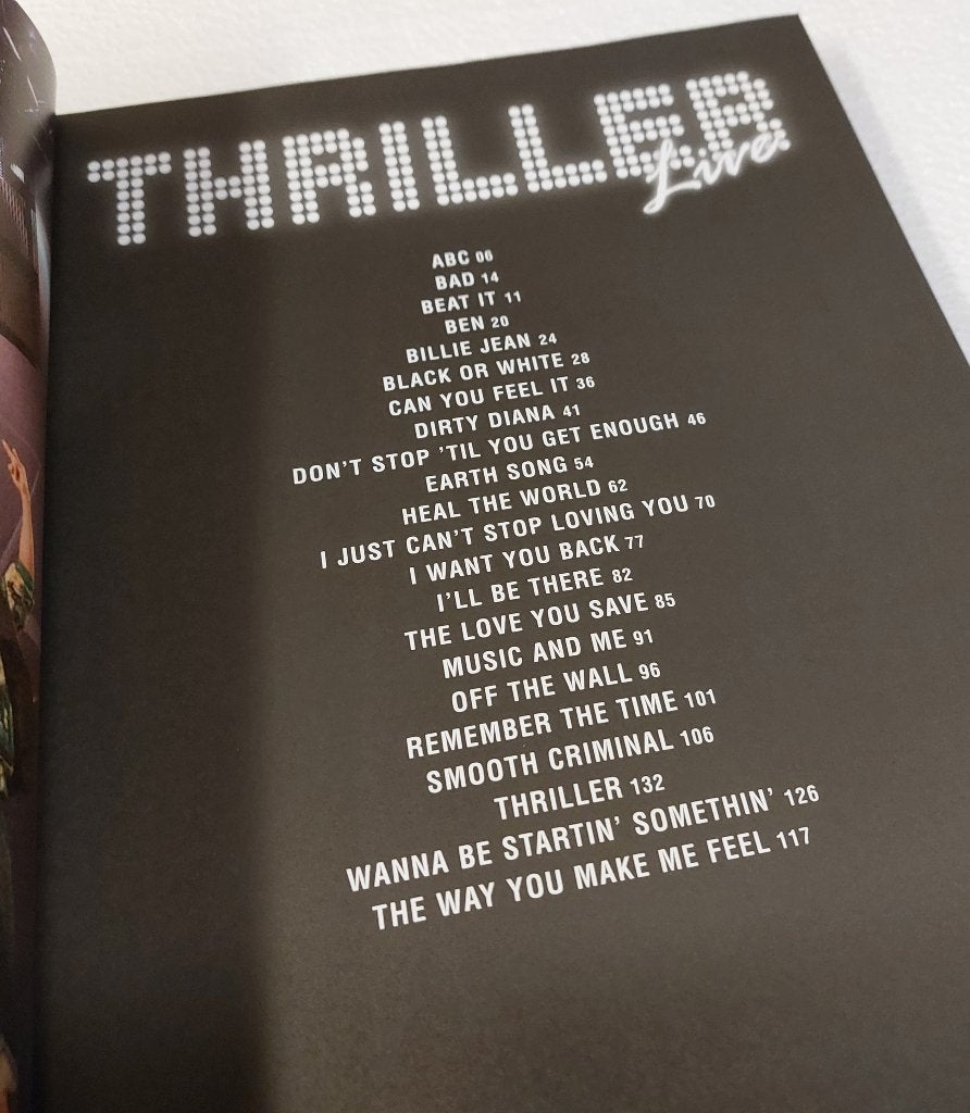 Michael Jackson BLADMUZIEK SONGBOOK Thriller, Verzamelen, Gebruikt, Ophalen of Verzenden, NvT, Michael Jackson
