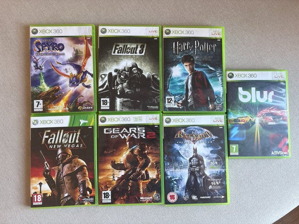 Xbox 360 Games: Fallout, Gears of War, Blur en Spuro, Avontuur en Actie, Online, Gebruikt, 1 speler
