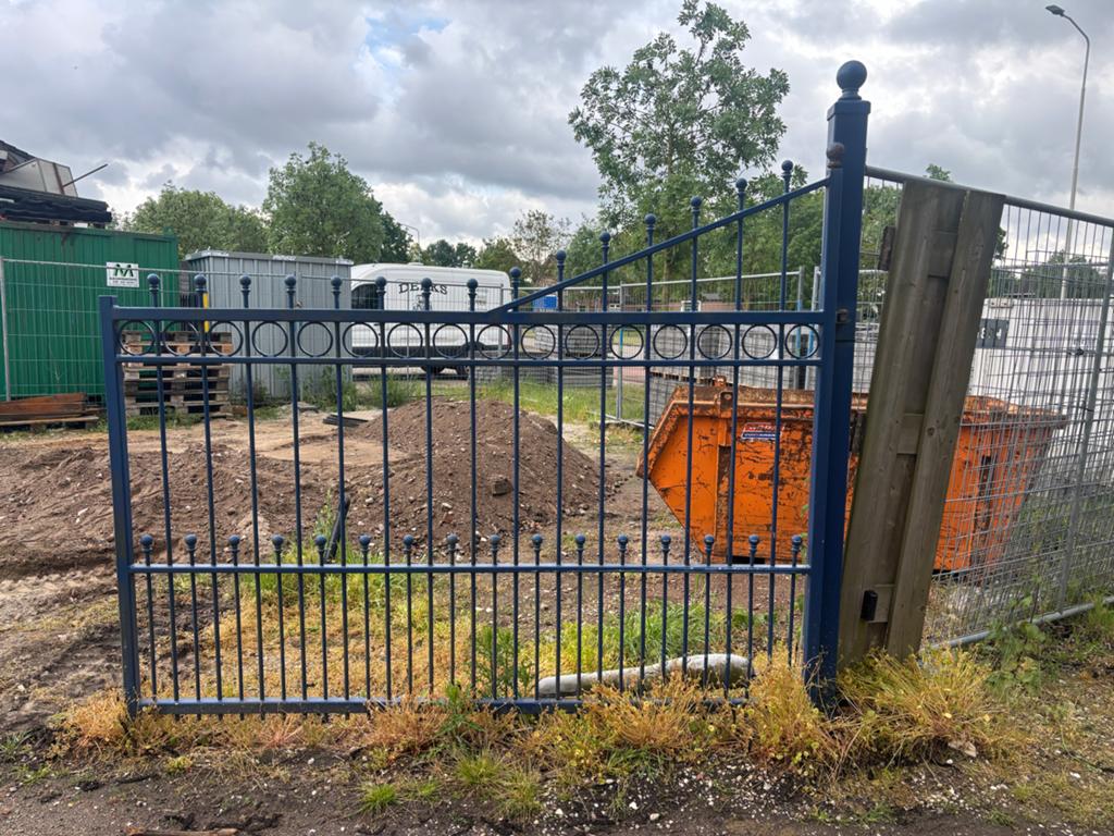 Elektronische Draaipoort - 4,5 Meter Doorgang, Tuin en Terras, Tuinpoorten, Ophalen, Gebruikt, 150 tot 200 cm, IJzer