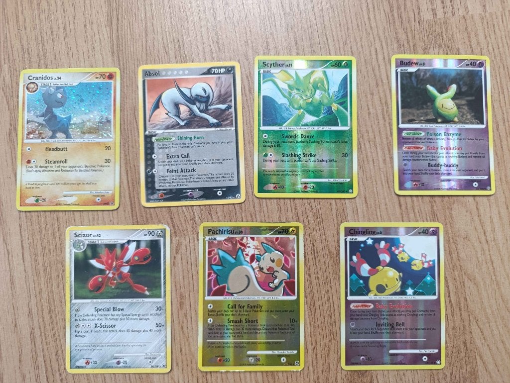 Verschillende Oude Pokémon kaarten, Ophalen, Gebruikt, Meerdere kaarten