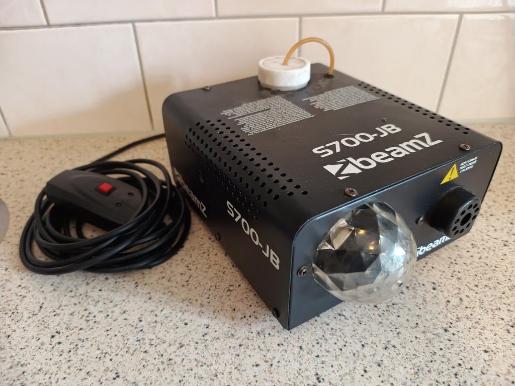 Disco Licht BeamZ S700 Rookmachine - Jelly Ball Lichteffect, Ophalen of Verzenden, Zo goed als nieuw, Licht, Geluidgestuurd