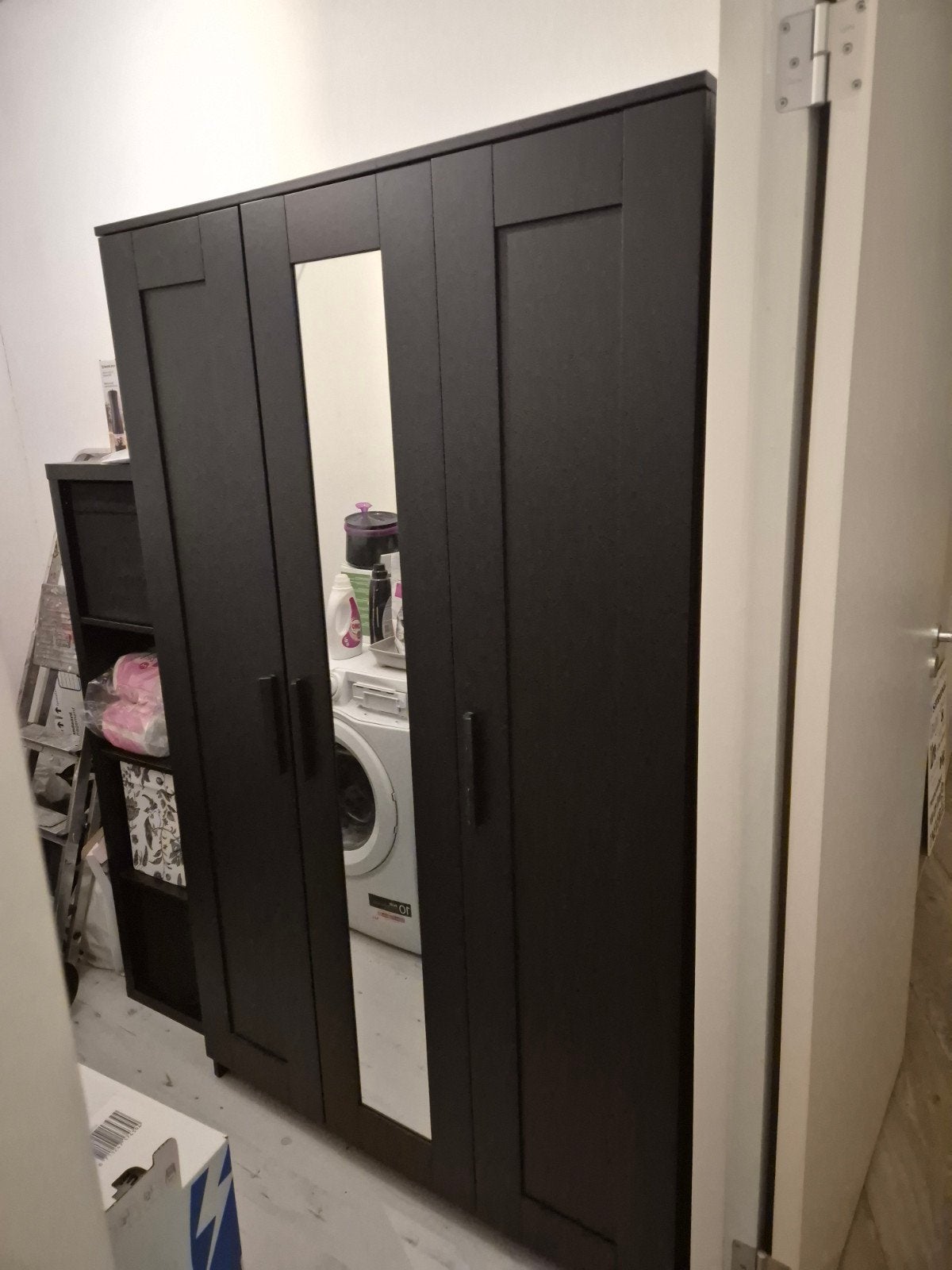 IKEA Brimnes Kledingkast 117x50x190 cm, Ophalen, Gebruikt, 100 tot 150 cm, 150 tot 200 cm