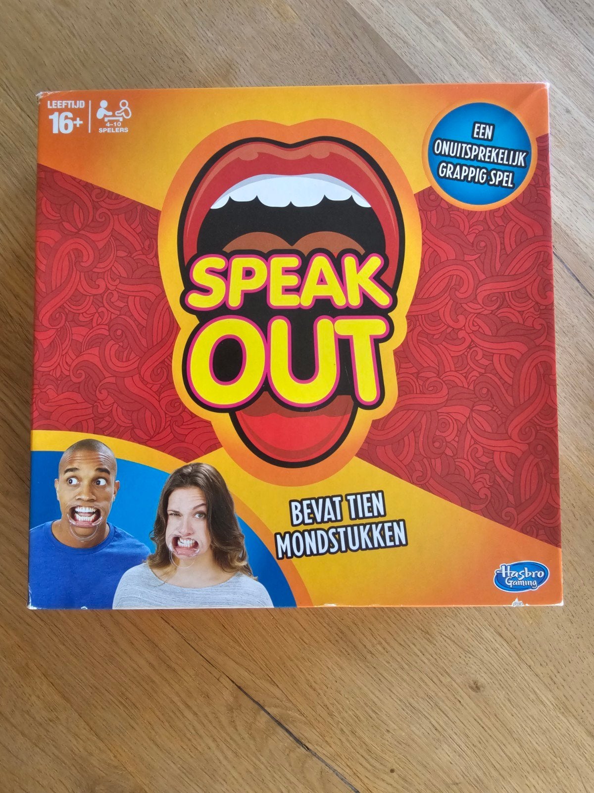 Speak Out Gezelschapsspel - Hilarisch Mondstuk Spel, Vijf spelers of meer, Ophalen, Zo goed als nieuw, Hasbro Gaming