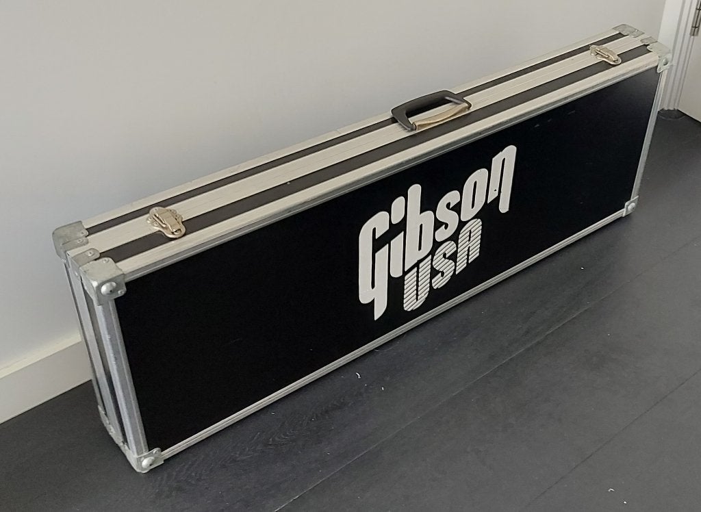 Robuuste Gibson USA Gitaarkoffer (Zelf te voeren, 107x37 cm), Muziek en Instrumenten, Ophalen, Gebruikt, Elektrische gitaar, Flightcase