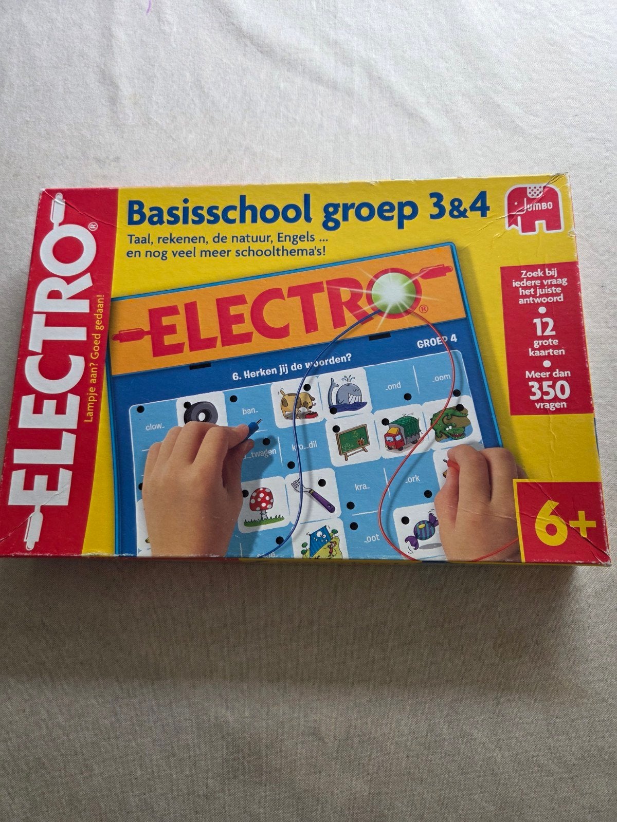 Jumbo Electro Basisschool Groep 3 & 4 Educatief Spel, Ophalen of Verzenden, Gebruikt, Taal en Lezen, Met licht