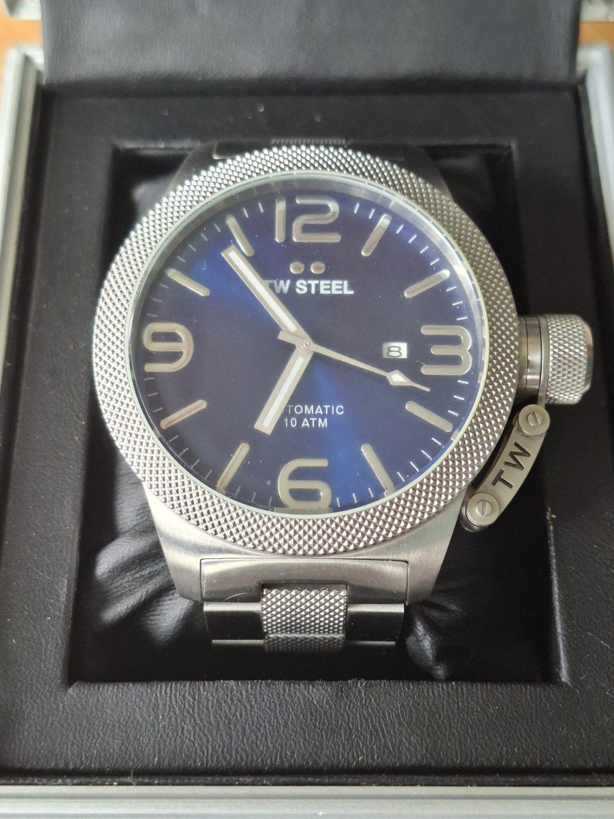 Tw steel CB16 AUTOMAAT, Ophalen of Verzenden, Zo goed als nieuw, Staal, Overige merken