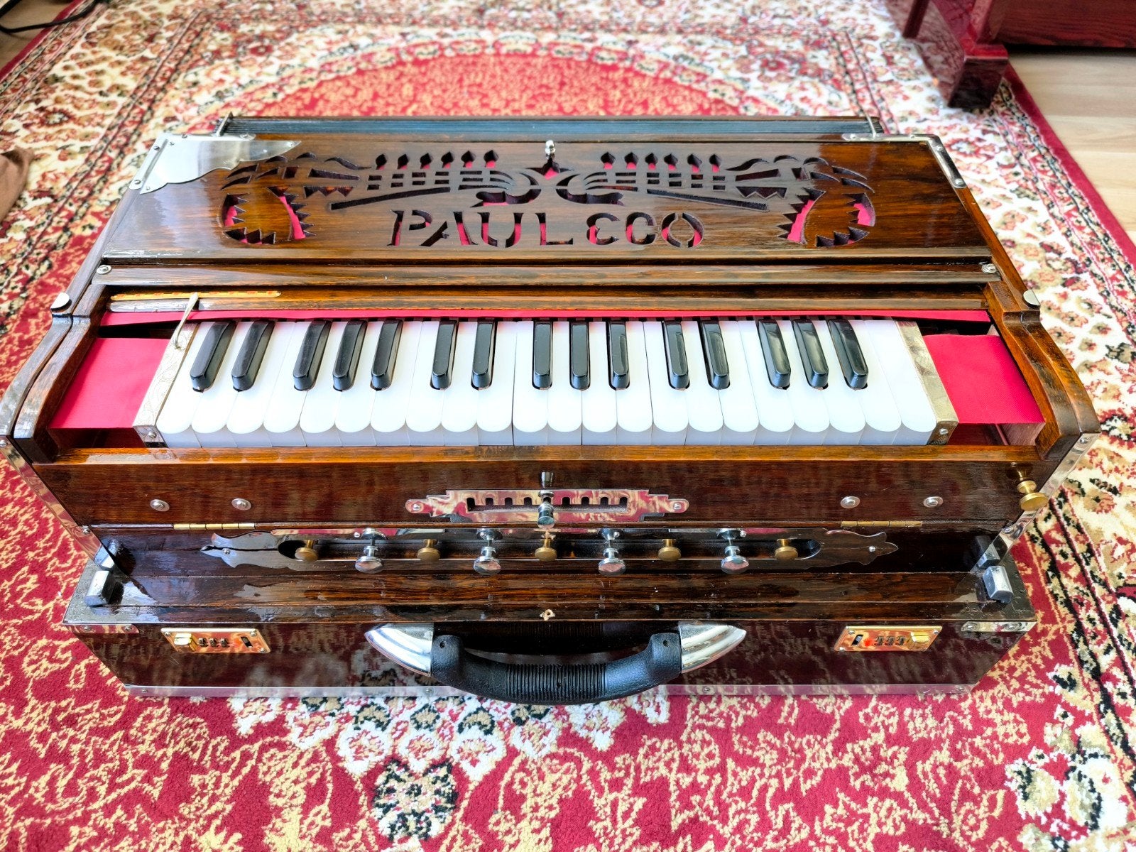 Harmonium Indiase Scalechanger, Muziek en Instrumenten, Orgels, Ophalen, 1 klavier, Harmonium