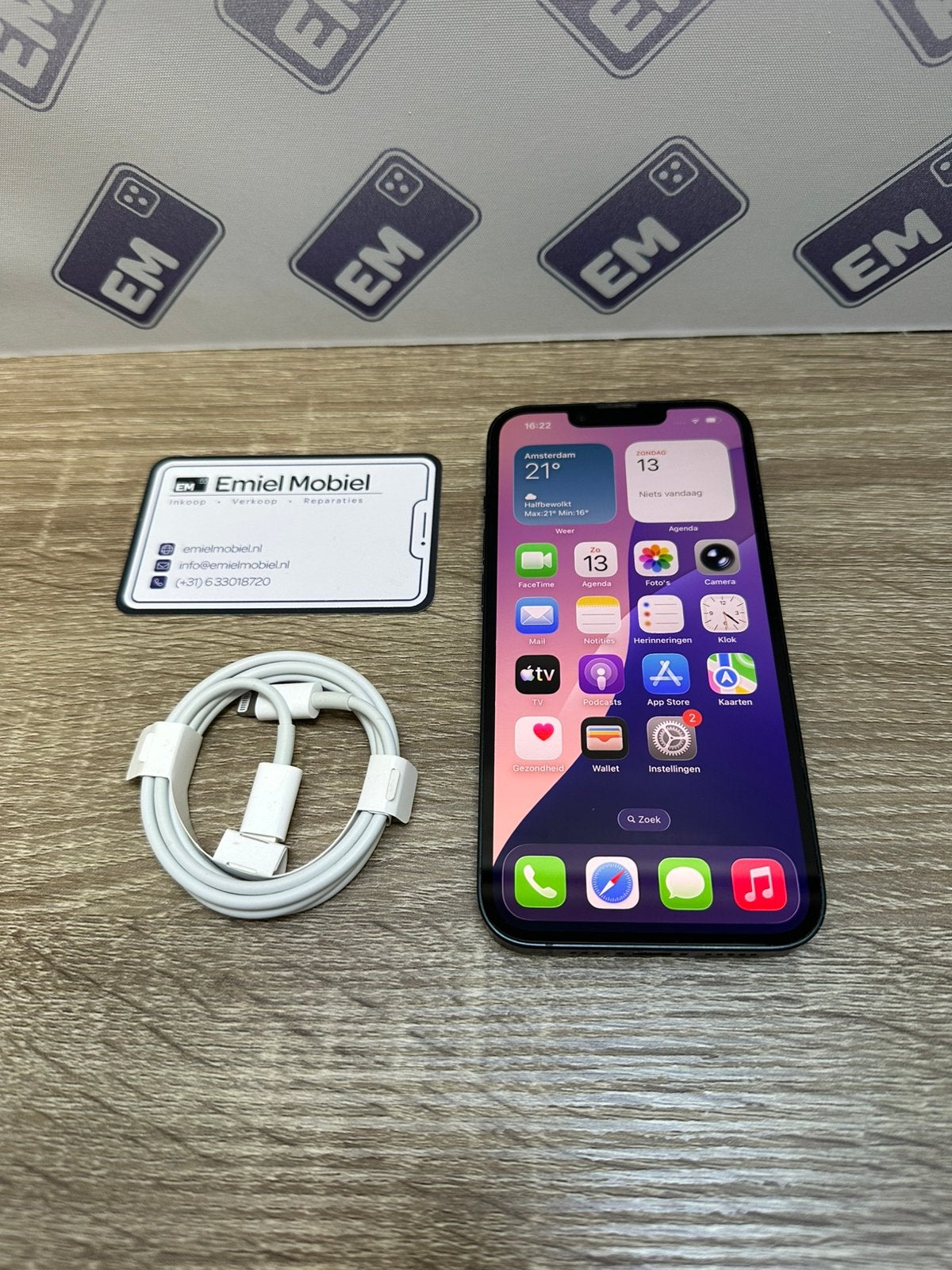 iPhone 14 - 128GB / batterij 100% / garantie, 128 GB, Zwart, Ophalen of Verzenden, Zo goed als nieuw