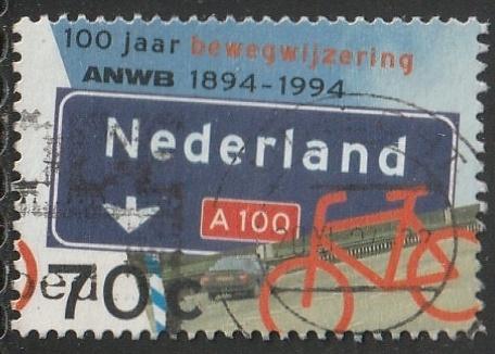 Nederland 1994 1616 ANWB, Gest Utrecht, Postzegels en Munten, Ophalen of Verzenden, Na 1940, Gestempeld