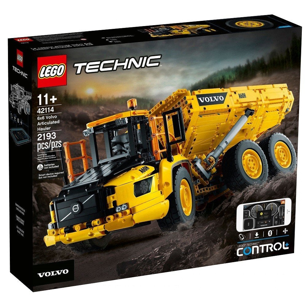 LEGO Technic 42114 Volvo 6x6 Truck met Kieptrailer, Lego, Nieuw, Ophalen of Verzenden, X
