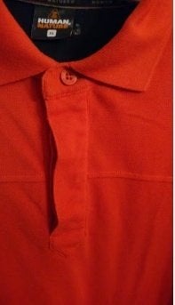 Als nieuw Polo Shirt Oranje Human nature XL ( WK voetbal ), Verzenden, Zo goed als nieuw, Maat 56/58 (XL), Oranje