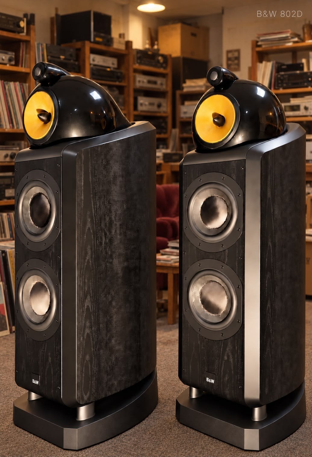 B&W 802D Diamond tweeter,80 kg TOPKLASSE,UK Made,izgst, Vloerstaande luidspreker, B&W, Bowers & Wilkins (B&W), Nvt