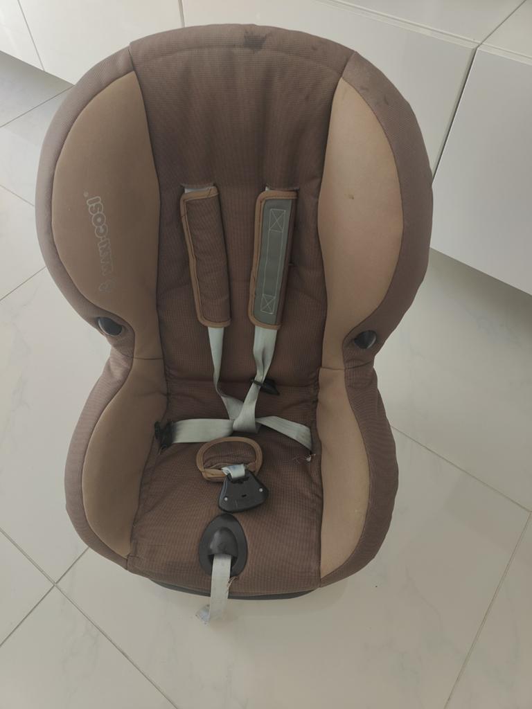 Maxi-Cosi Baby Autostoel - Bruin/Beige - Goede Staat, 9 t/m 18 kg, Verstelbare rugleuning, Ophalen of Verzenden, Maxi-Cosi