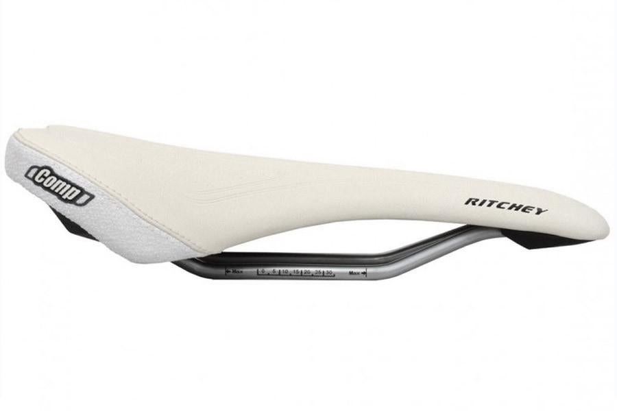 Ritchey Comp zadels, Wit, ATB, Race, Trekking, Gloednieuw, Leer, Nieuw, Racefiets, Zadel