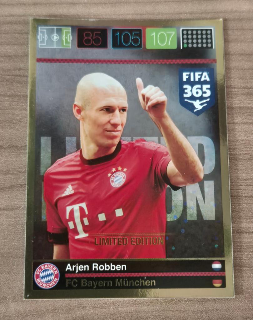 Panini Adrenalyn XL - Limited Edition Arjen Robben, Ophalen of Verzenden, Nieuw, Plaatje