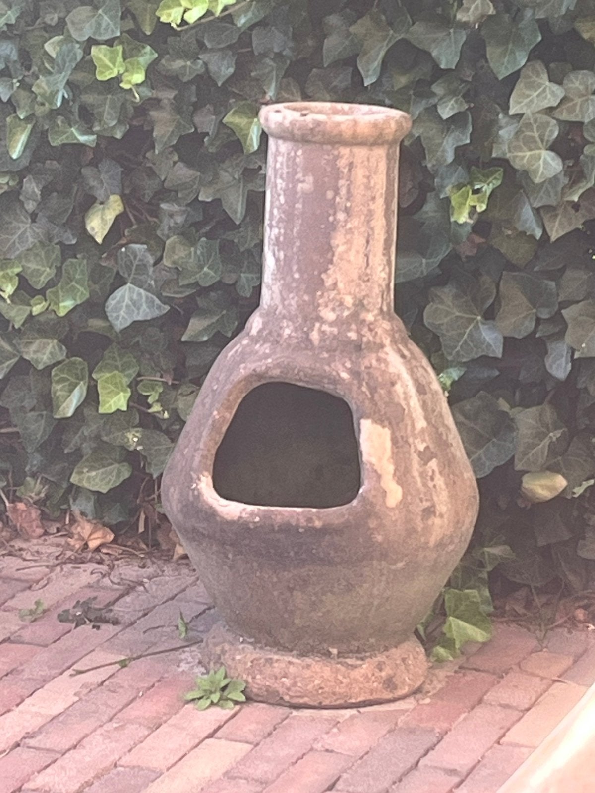Sfeerkacheltje van Terracotta., Ophalen, Gebruikt