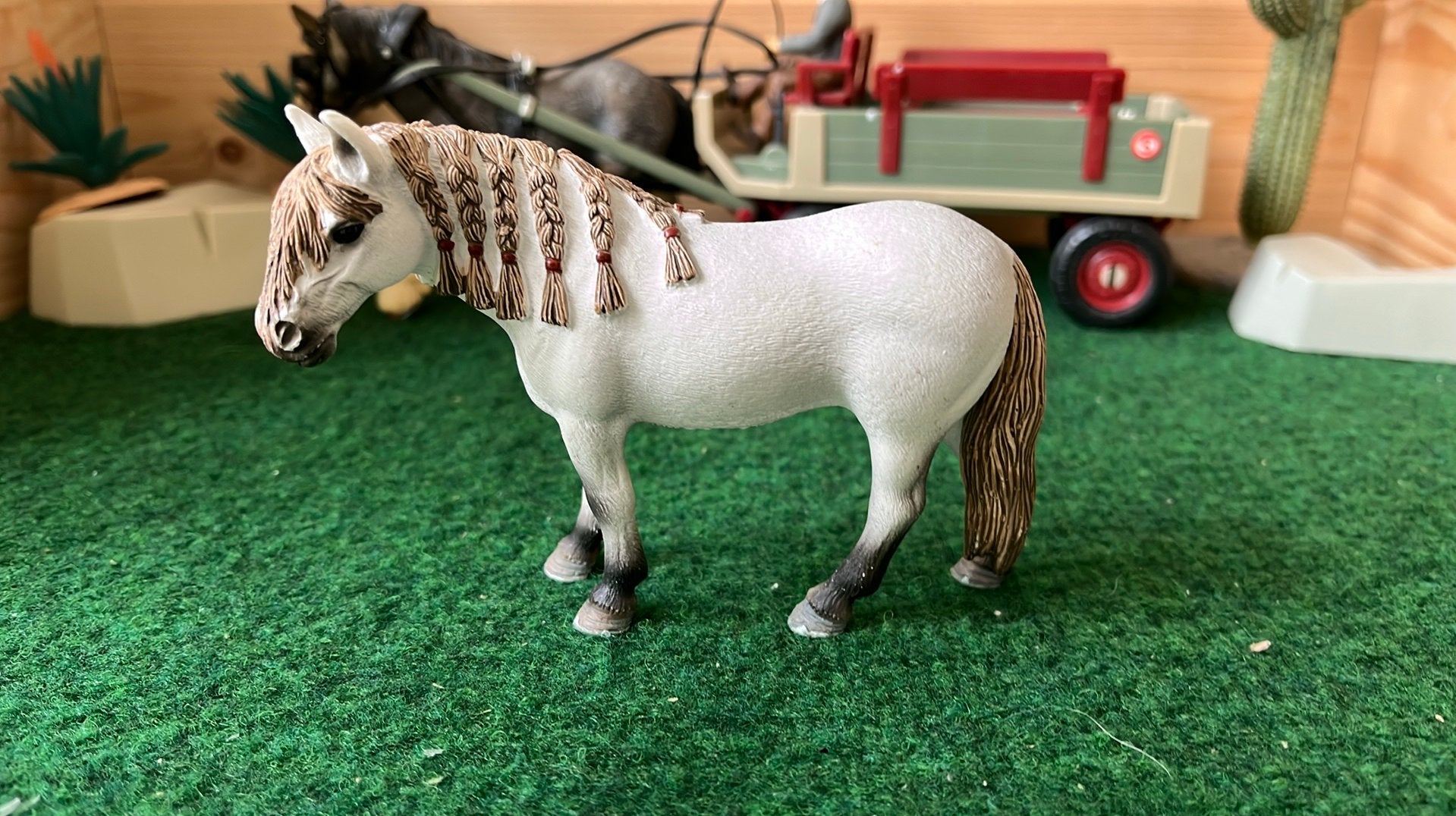 Schleich Andalusiër merrie, Verzenden, Zo goed als nieuw, Paard, Beeldje of Figuurtje