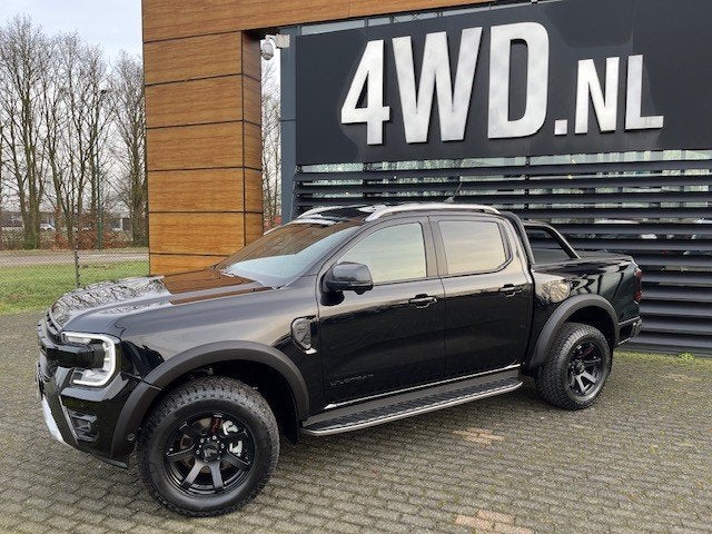Ford Ranger 3.0 V6 DC 3.0 V6 TD AUT 250 PK 4x4 2/VAN EXCLUSI, Auto's, Automaat, Gebruikt, Zwart, Leder