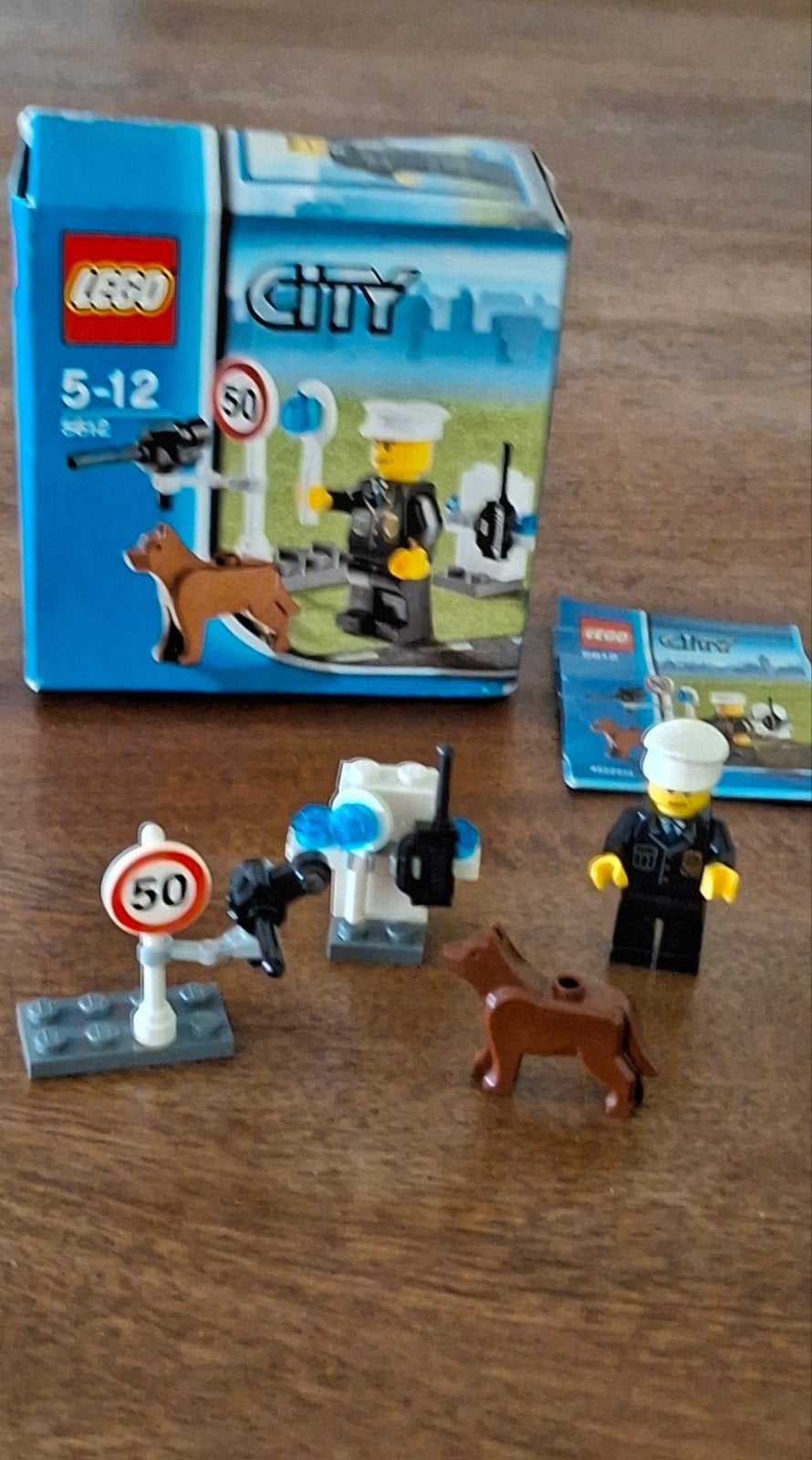 Lego City 5612 Politieagent met hond, Lego, Ophalen of Verzenden, City, Gebruikt
