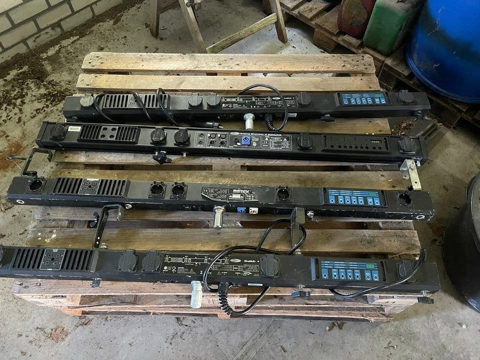 6 stuks DMX T-Bars en Showbars - Complete Lichtset, Muziek en Instrumenten, Ophalen, Gebruikt, Licht