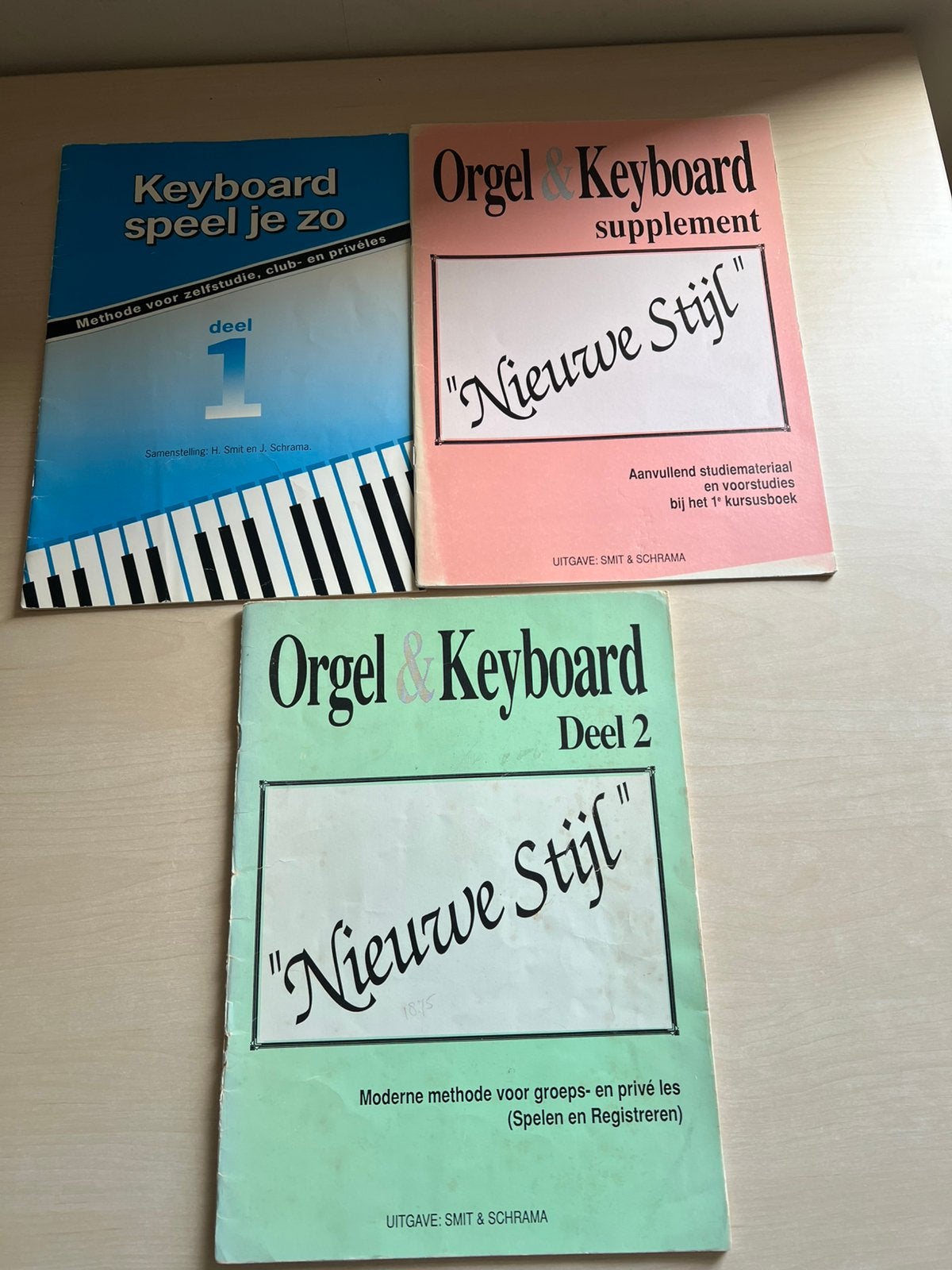 Lesboeken voor orgel en keyboard, Muziek en Instrumenten, Ophalen of Verzenden, Gebruikt, Les of Cursus, Orgel