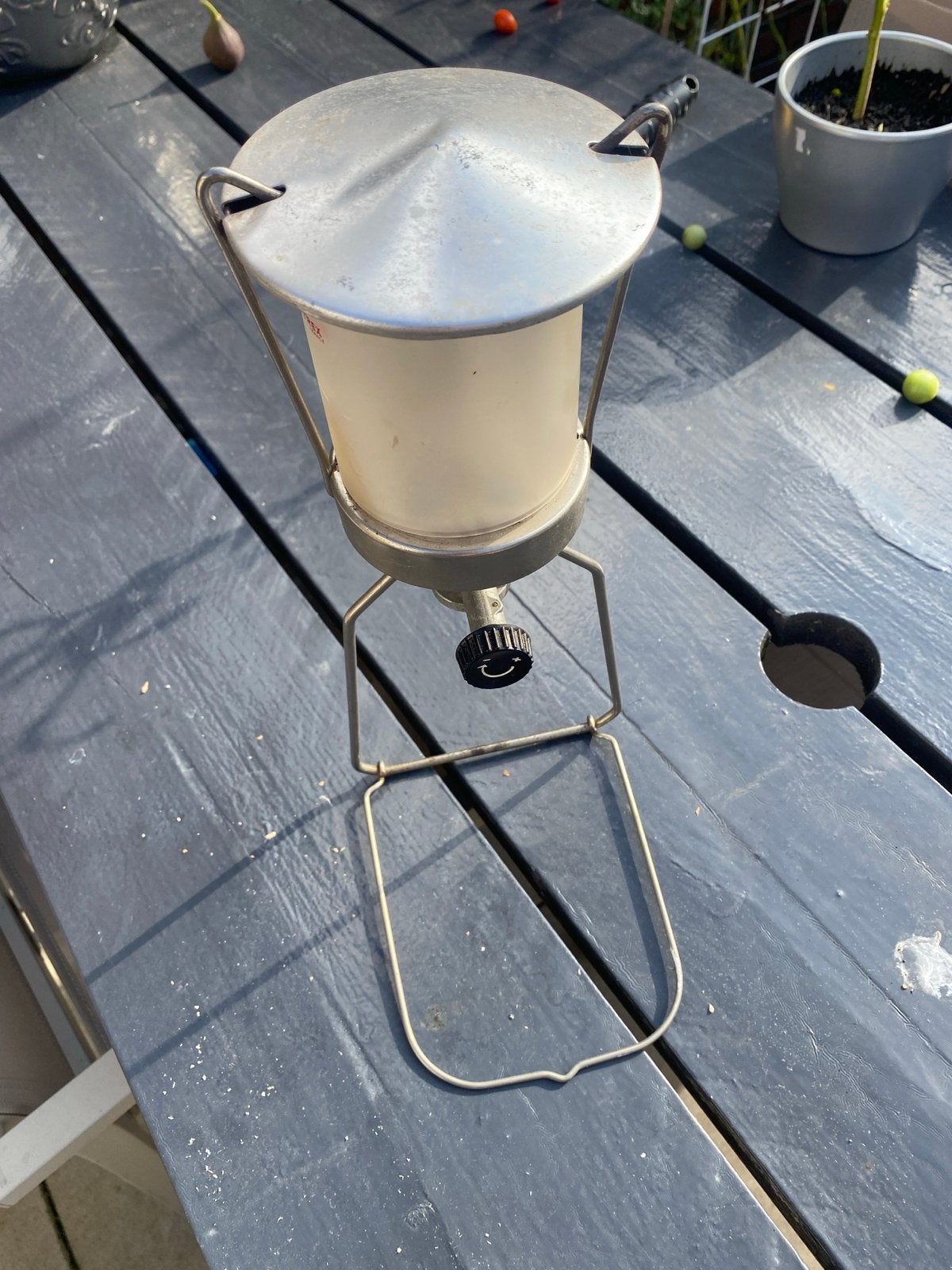 Vintage Campingaz Lumogaz gasbrander lamp, Ophalen of Verzenden, Gebruikt