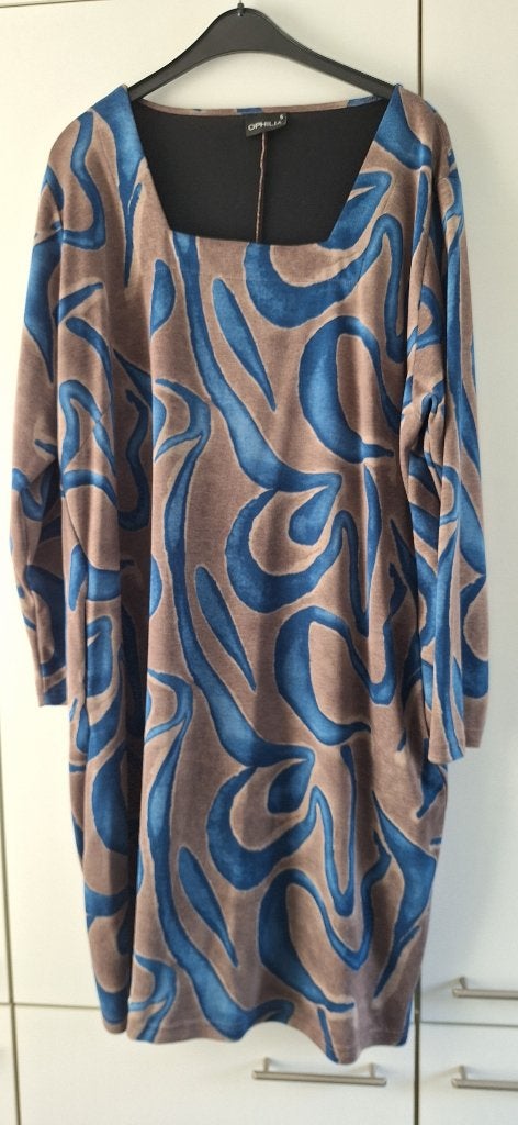 Ophilia Jurk (Nieuw) blauw/grijs, Kleding | Dames, Blauw, Jurk, Nieuw, Ophalen of Verzenden