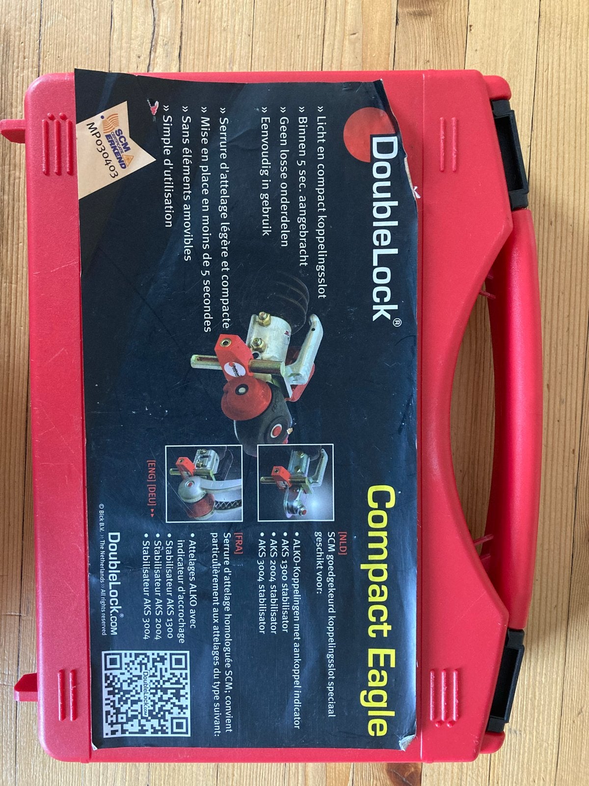 DoubleLock Compact Eagle SCM gekeurd koppelingsslot, Ophalen, Gebruikt