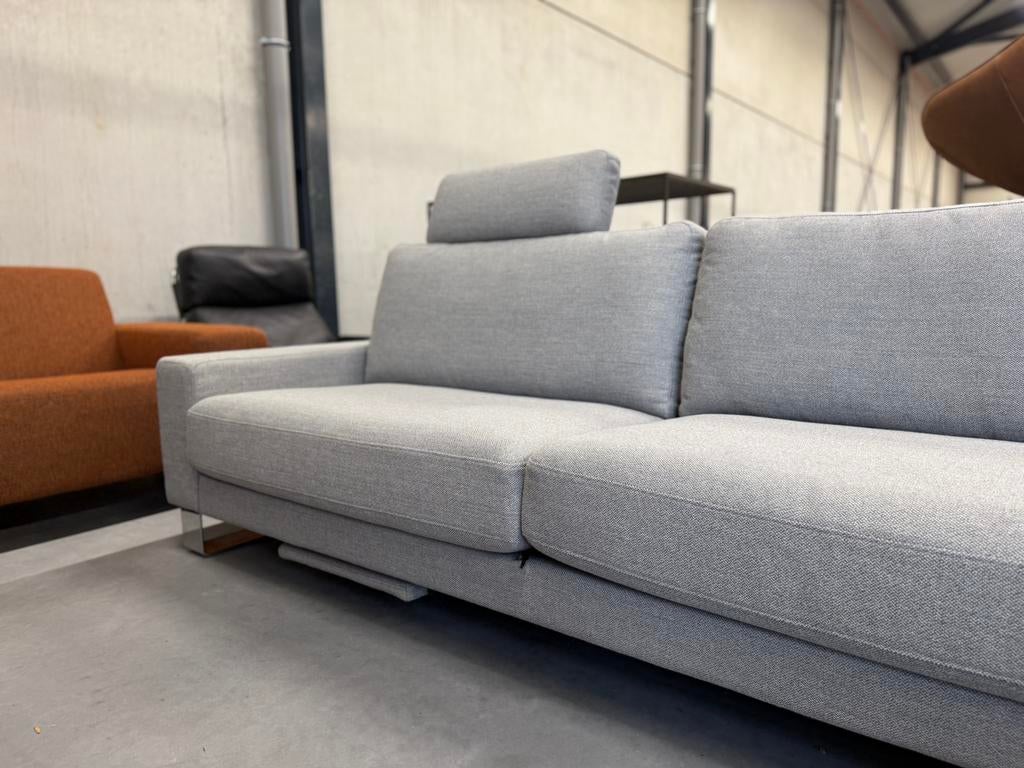 Nieuw Rolf Benz Ego Hoekbank Stof grijs Design Bank, Huis en Inrichting, Nieuw, Ophalen of Verzenden, Rolf Benz, Vierpersoons of meer