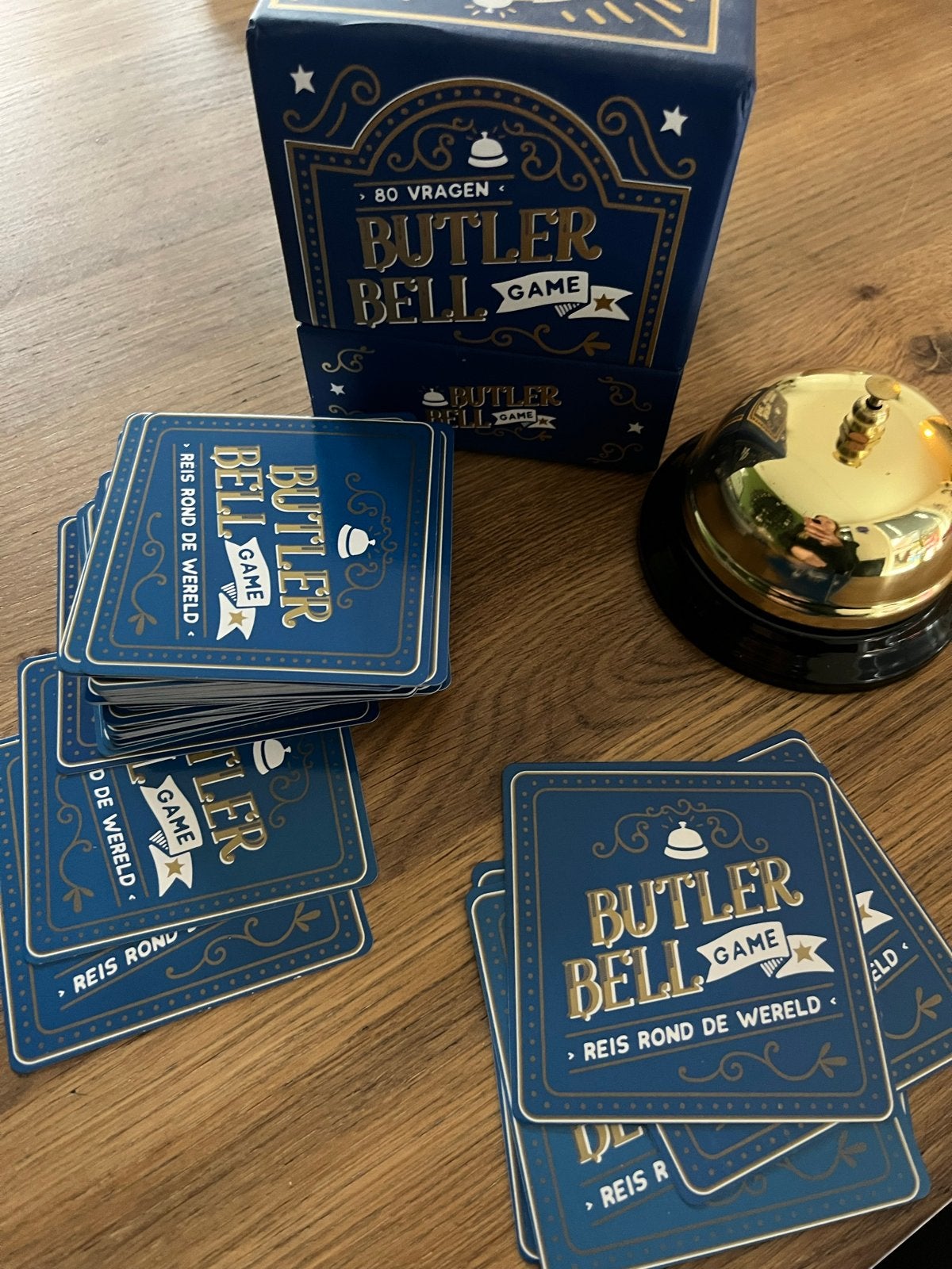 Butler Bell Game - Reis Rond de Wereld (Hema), Hobby en Vrije tijd, Gezelschapsspellen | Bordspellen, Ophalen of Verzenden, Zo goed als nieuw