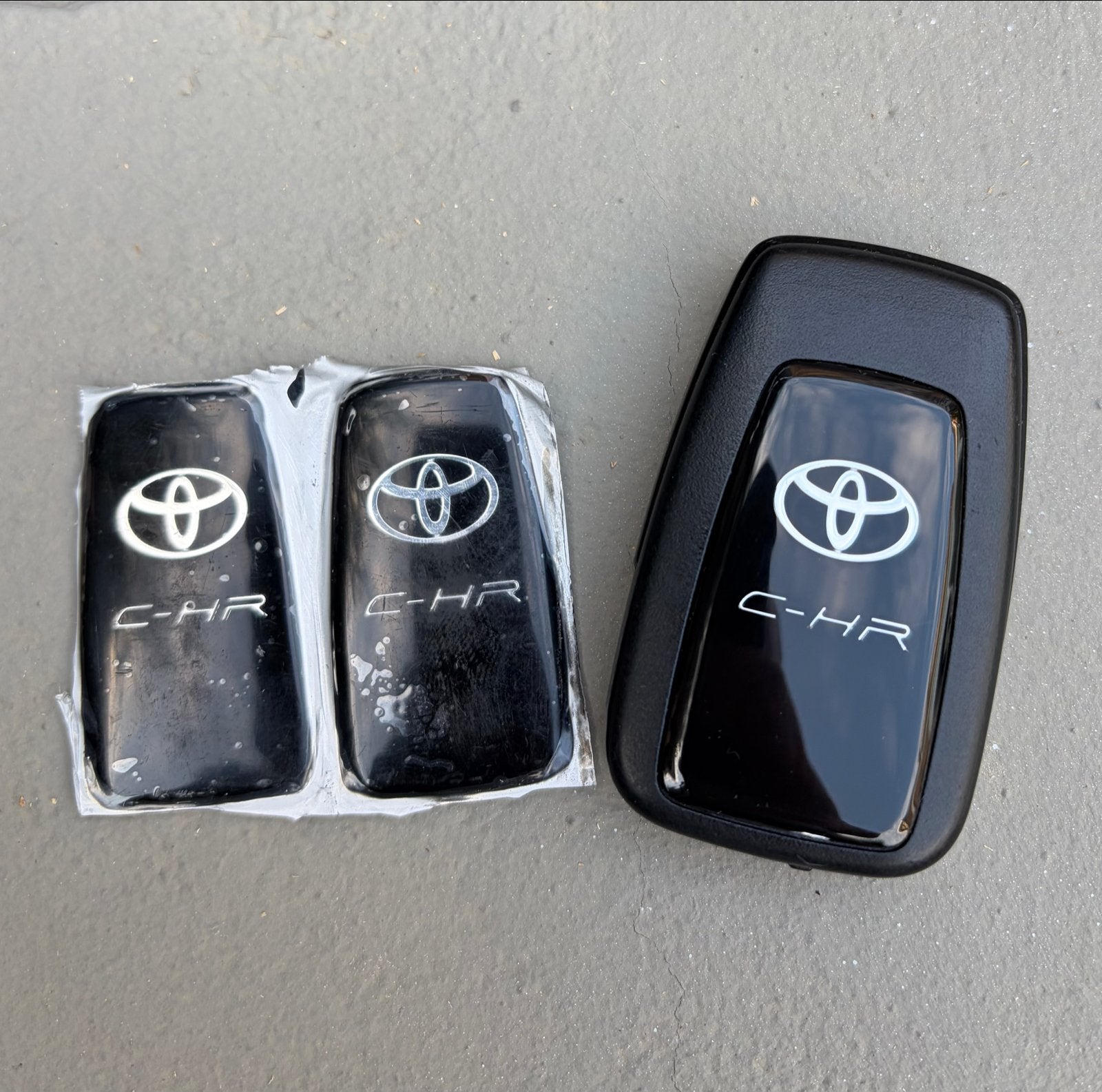 Toyota C-HR sleutel stickers, Ophalen of Verzenden, Nieuw