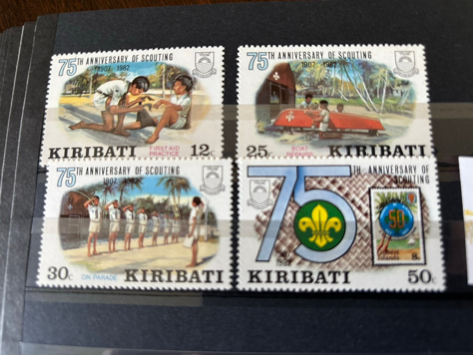 Scouting,Kiribati 1982, Postzegels en Munten, Ophalen of Verzenden, Postfris