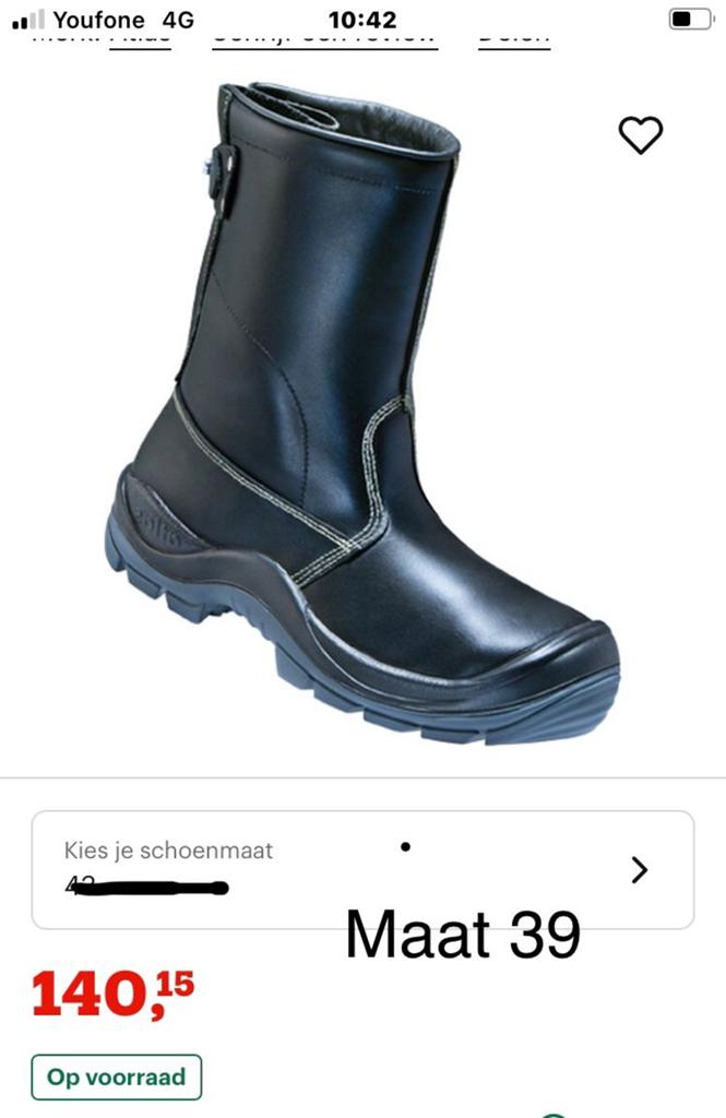 10 paar NIEUWE Atlas werkschoenen maat 39, Kleding | Heren, Ophalen, Nieuw, Zwart, Werkschoenen