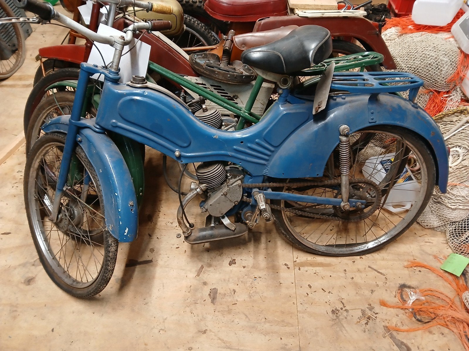 Riga plaatwerk brommer oldtimer - Uniek - inruil mogelijk, Fietsen en Brommers, Ophalen, Gebruikt, Overige typen, Overige merken