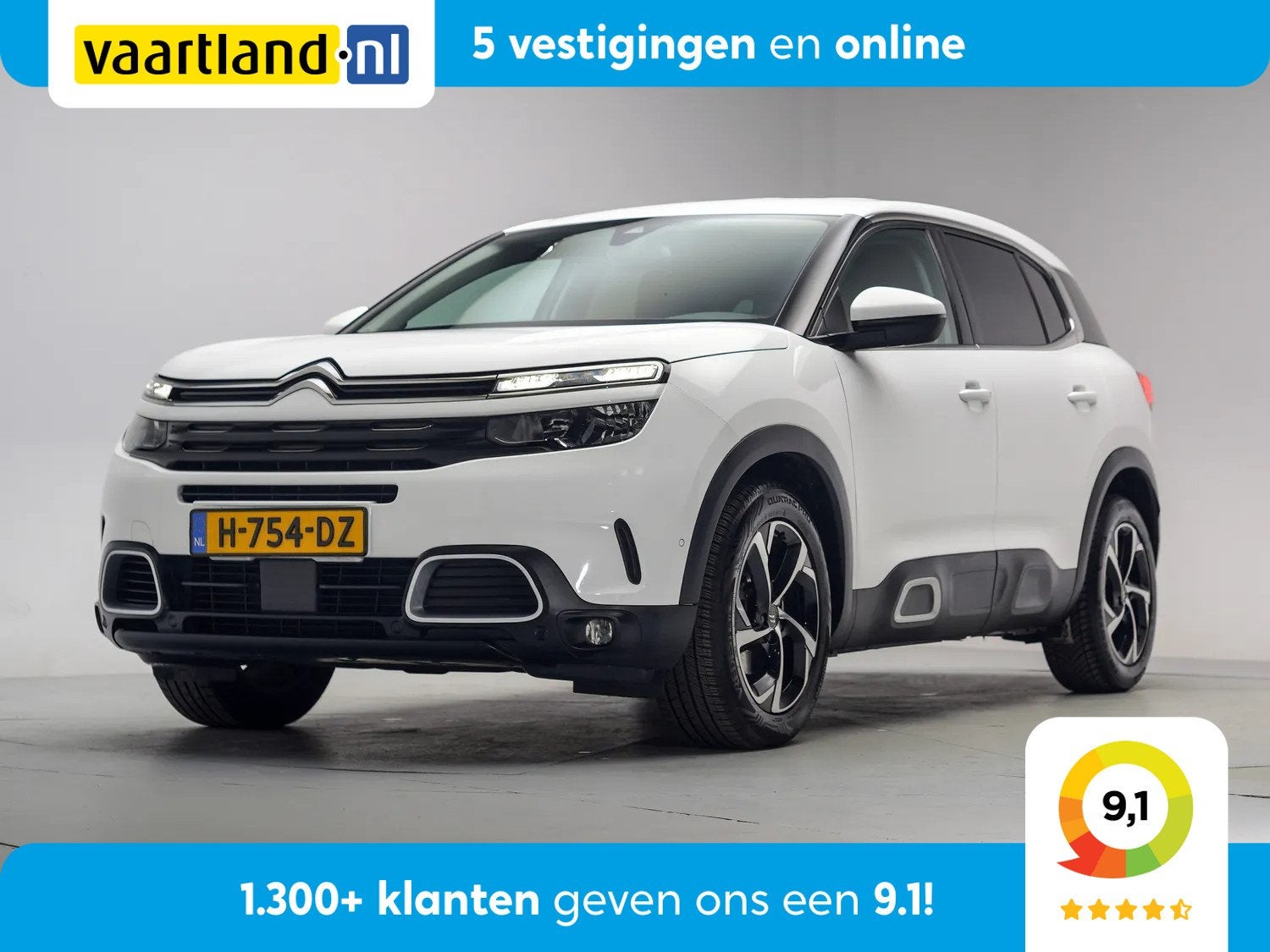 Citroën C5 Aircross 1.2 PureTech Feel [ Apple Carplay 360 C, 1350 kg, Gebruikt, 1199 cc, C5 Aircross