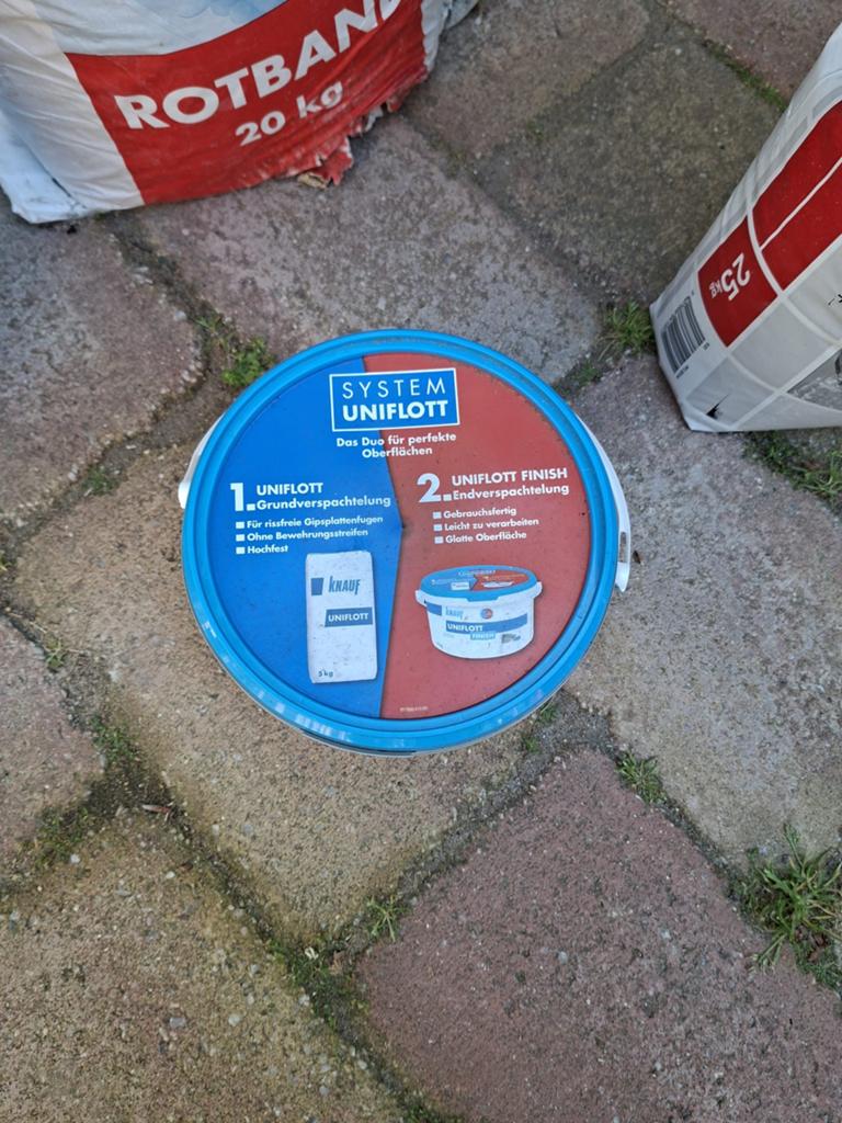 Knauf Uniflott Finish 4 kg - Perfect voor gladde oppervlakke, Ophalen, Nieuw, Overige typen