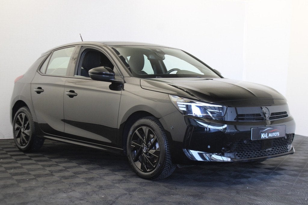 Opel Corsa 1.2 Turbo GS (bj 2025), Auto's, Opel, Voorwielaandrijving, Gebruikt, Zwart, 1199 cc