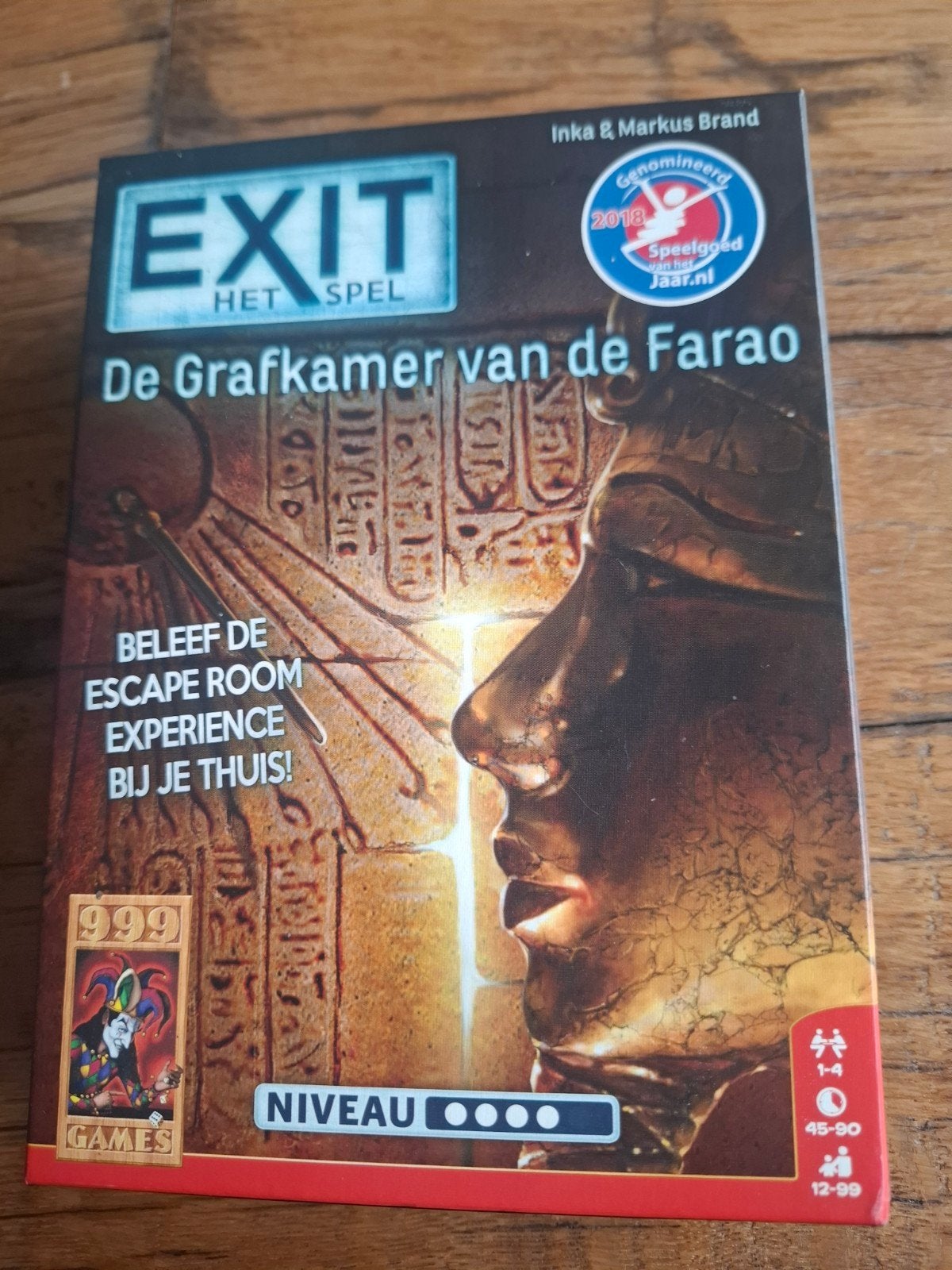EXIT - De Grafkamer van de Farao, Ophalen
