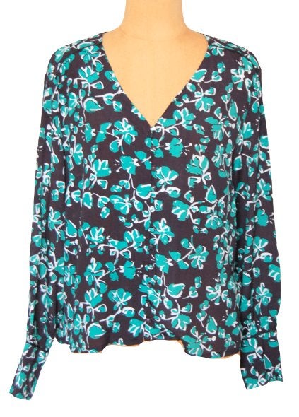 Nieuwe Suncoo Paris blouse, Lucie, flowers, groen, Mt. S, Kleding | Dames, Verzenden, Nieuw, Suncoo, Maat 36 (S)