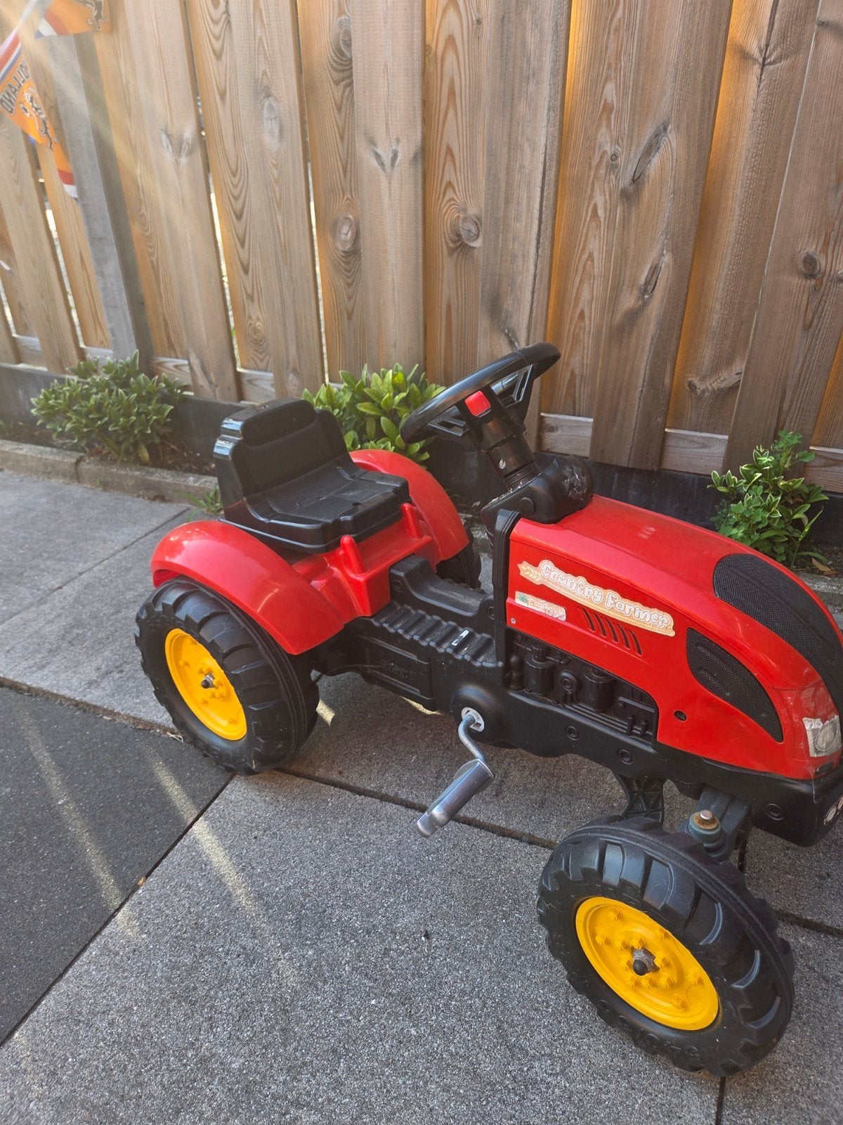 Rode traptractor voor kinderen, Ophalen, Gebruikt, Trapvoertuig