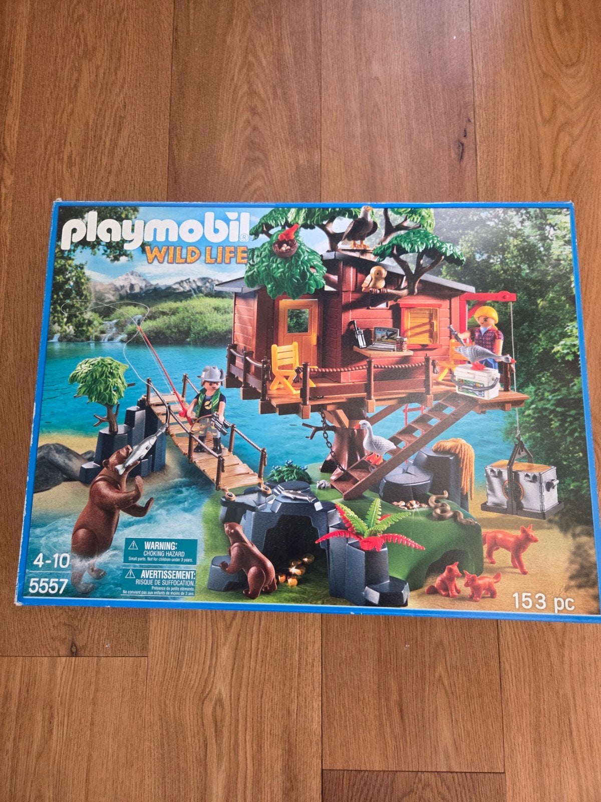 Playmobil Wild Life Boomhut met Dieren (Set 5557), Wild life, Gebouw, Complete set, Ophalen of Verzenden