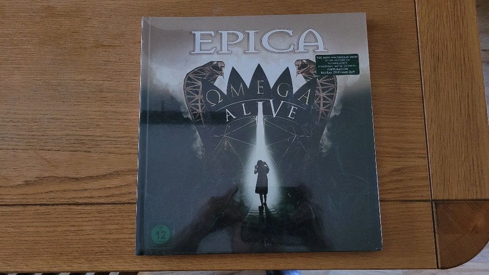 Epica - Omega Alive (Earbook, DVD + 3LP), Ophalen of Verzenden, Zo goed als nieuw