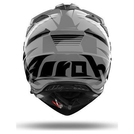 Airoh Bandit Spicy Integraalhelm, Grijs-Wit, Motoren, Ophalen of Verzenden, Nieuw met kaartje