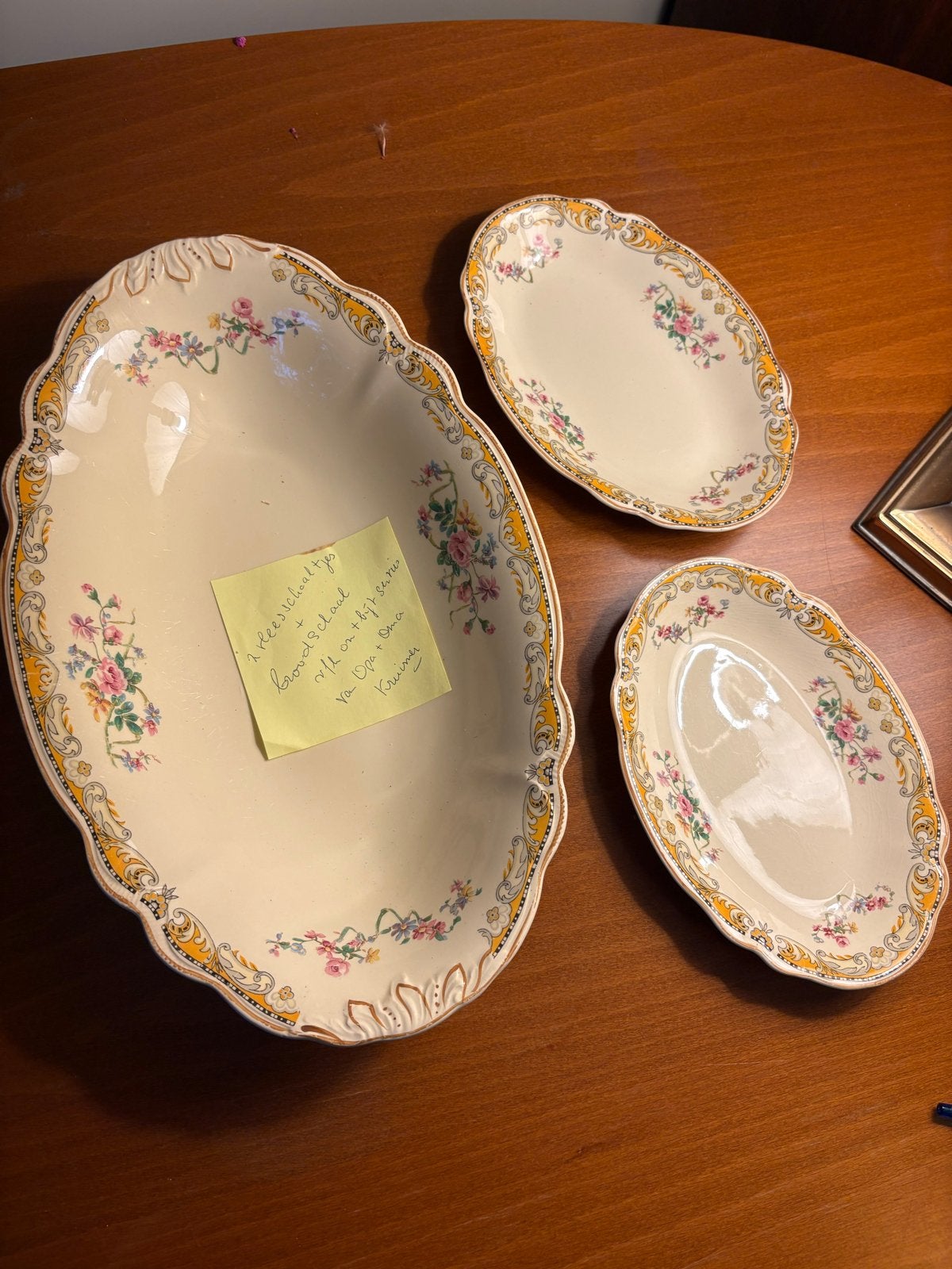 Johnson Bros 'Victorian' serveerschalen set, Ophalen of Verzenden